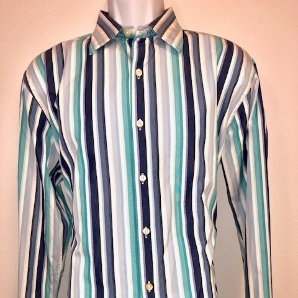 GAP Men's Striped Dress Shirt